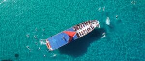Lindos by boat from Faliraki