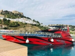faliraki to Lindos boat