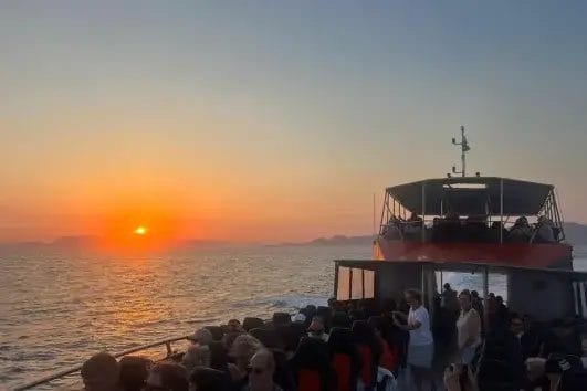 symi sunset cruise