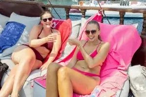boat cruise rhodes relax